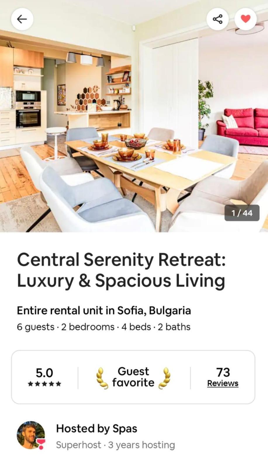 Luxury And Spacious Apartment At The Hearth Of The City Sofia Luaran gambar